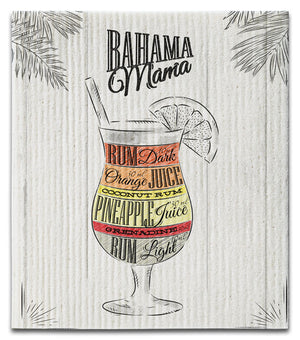 Drink Bahama Mama Dishcloth