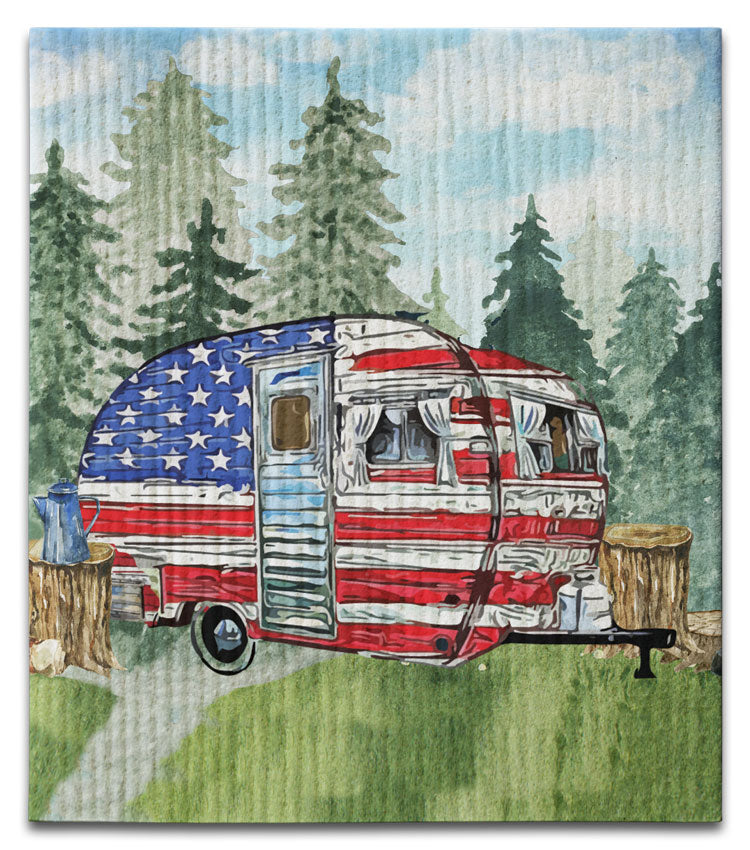 American Camper Dishcloth