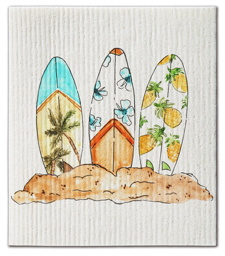 Surf Boards (3) Dishcloth