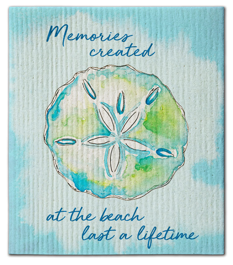 Sand dollar Memories Created Dishcloth