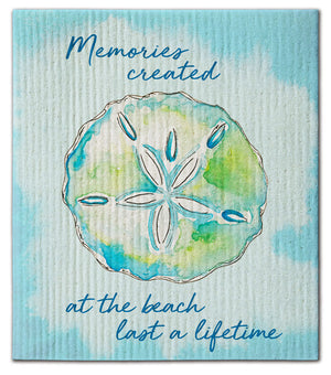 Sand dollar Memories Created Dishcloth
