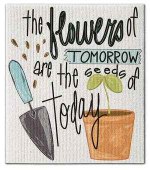 The Flowers of Tomorrow Dishcloth