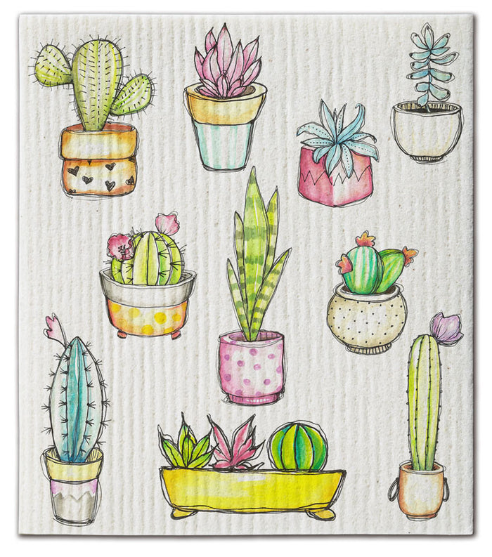 Cacti Dishcloth