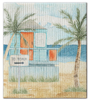 To Beach Dishcloth