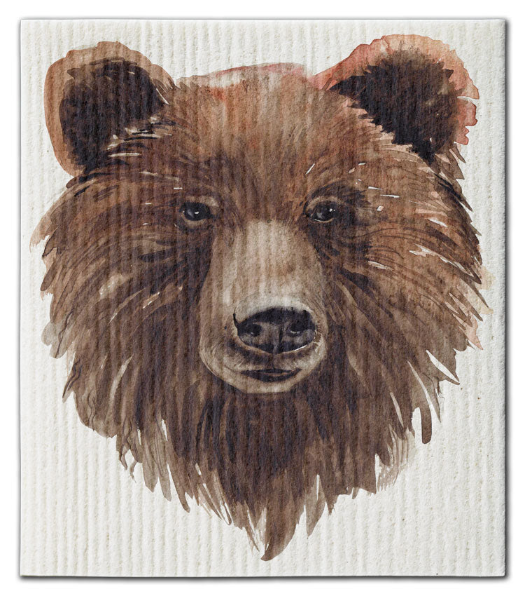 Bear Face Dishcloth