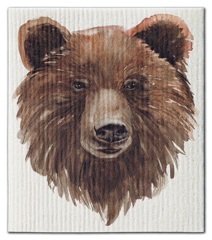 Bear Face Dishcloth
