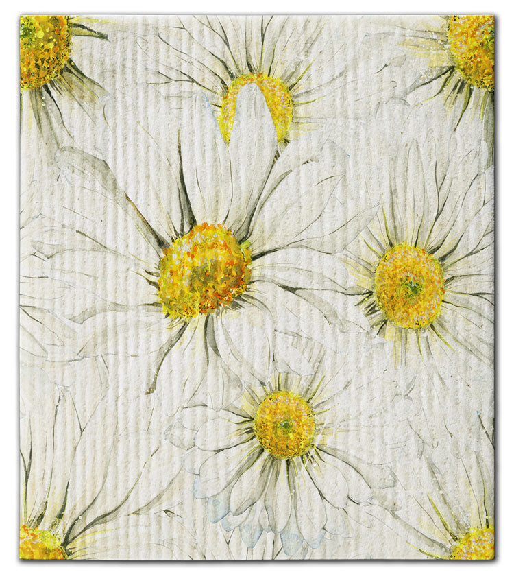 Flowers Daisy Large Dishcloth
