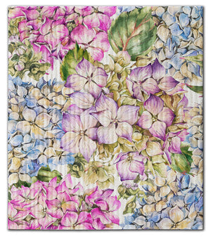 Flowers Hydrangea Dishcloth