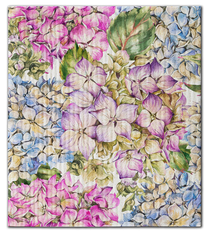Flowers Hydrangea Dishcloth