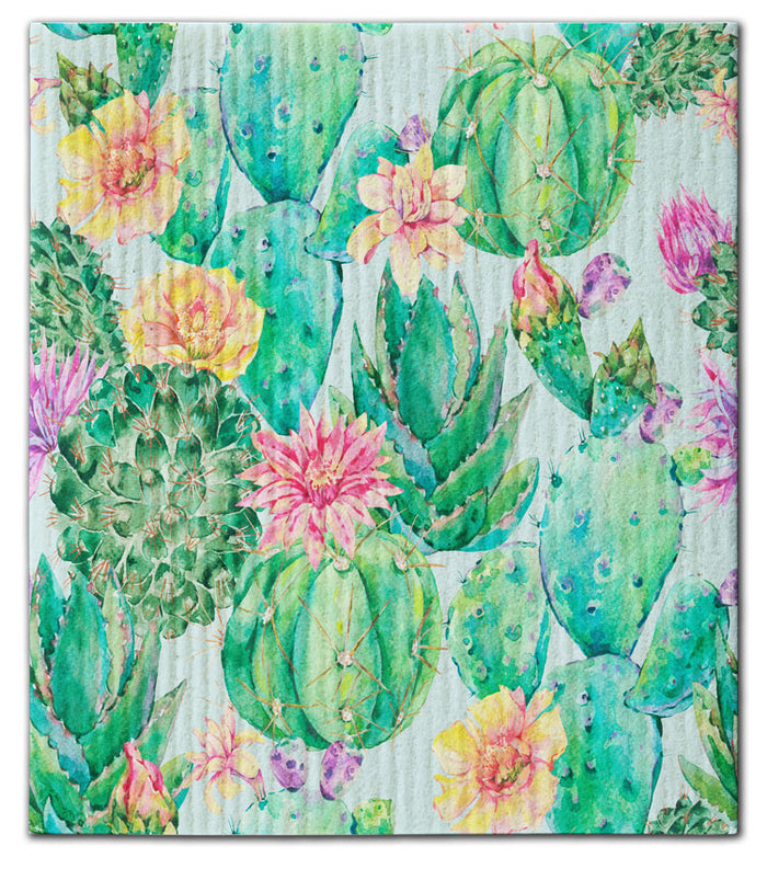 Cacti Colorful Dishcloth
