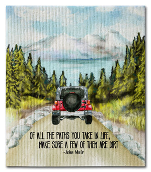 Of all the Paths Dishcloth
