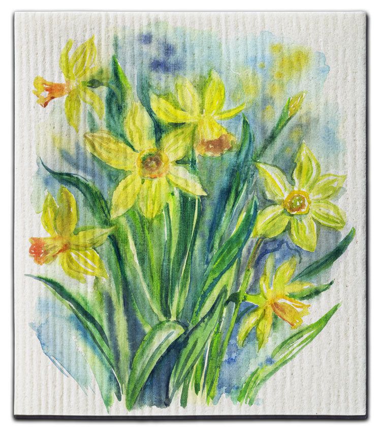 Daffodil Yellow Dishcloth