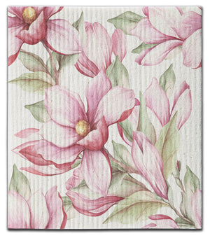Magnolia Flower Dishcloth