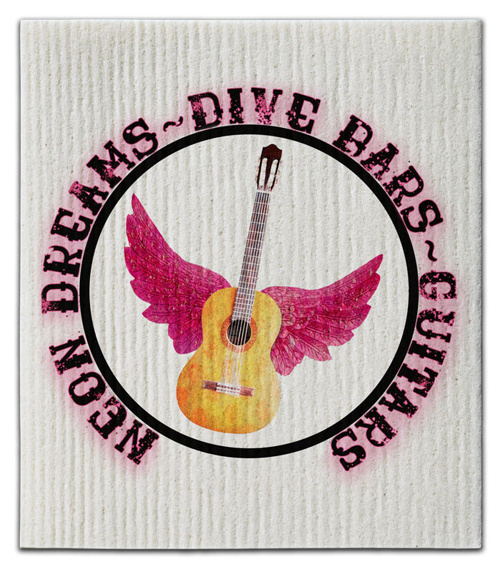 Neon Lights Dishcloth