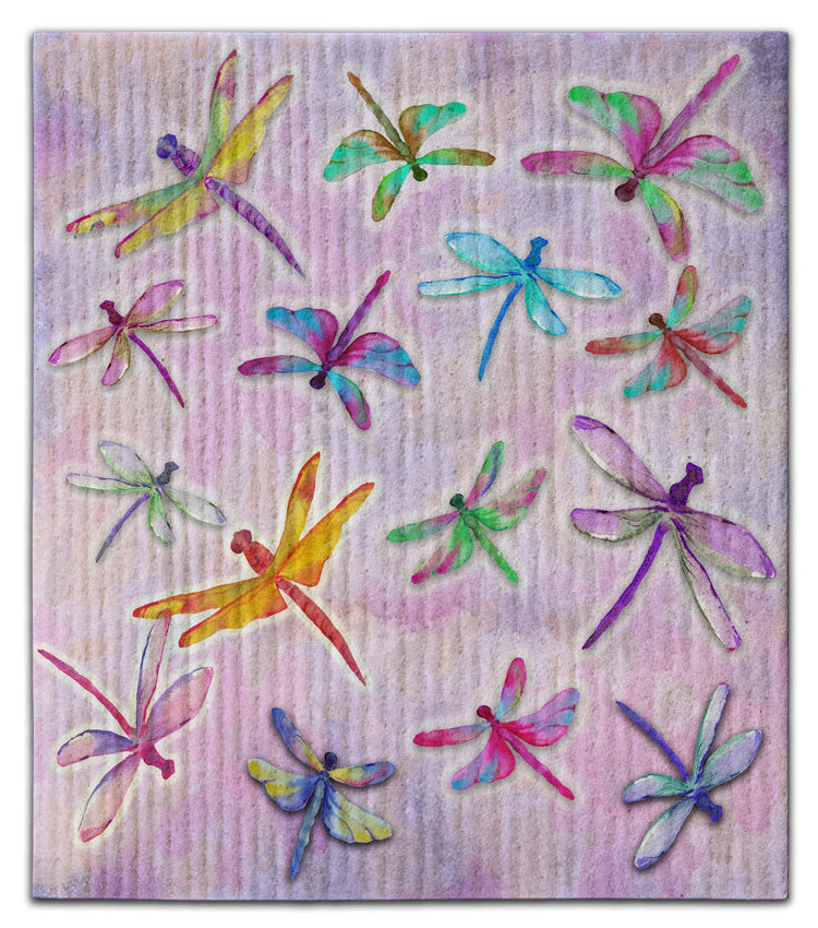 Dragonfly Multi Small Dishcloth