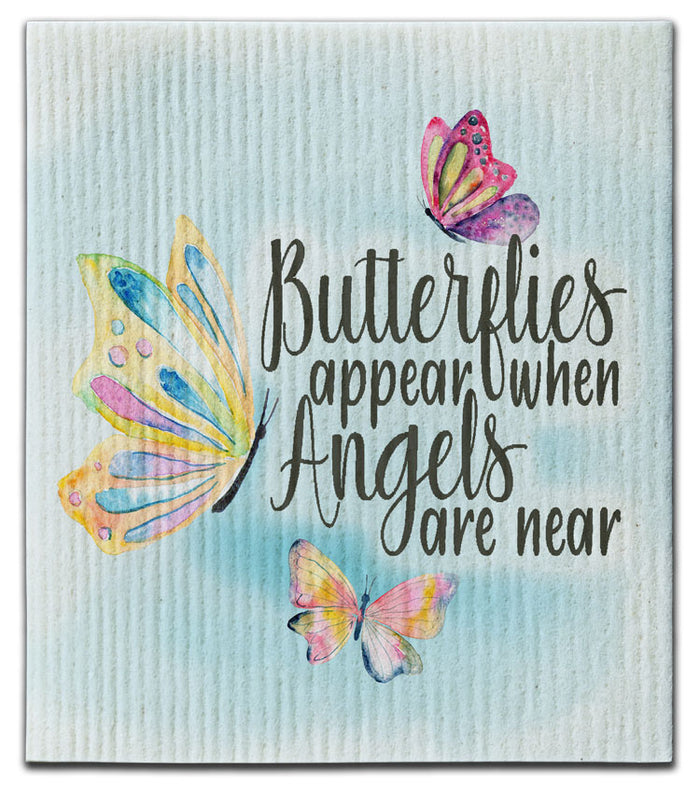 Butterfly Angels Appear Dishcloth