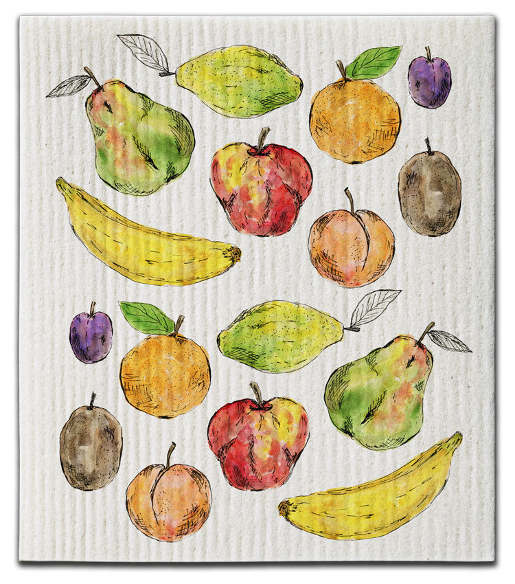 Fruit Mixed Dishcloth