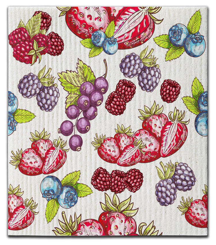 Berries Mixed Dishcloth
