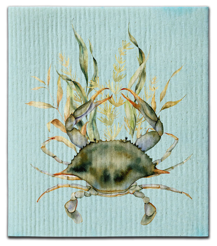 Crab w/ Seaweed Dishcloth