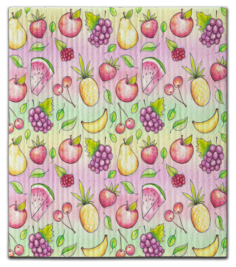 Fruit Mixed Gradient  Dishcloth
