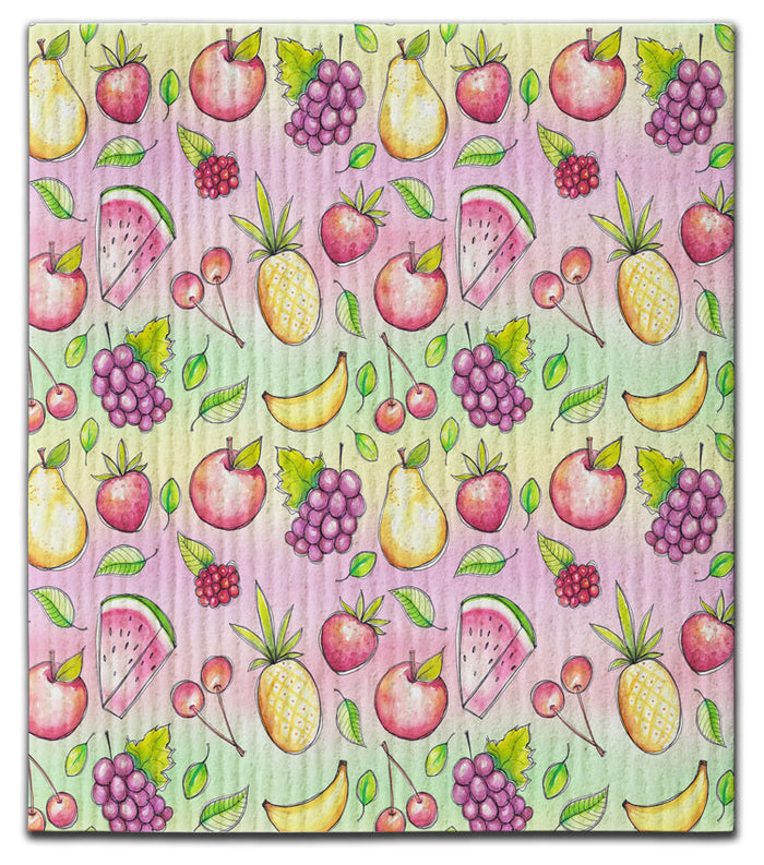 Fruit Mixed Gradient  Dishcloth