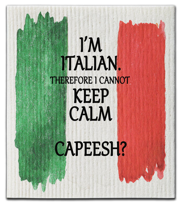I'm Italian Dishcloth