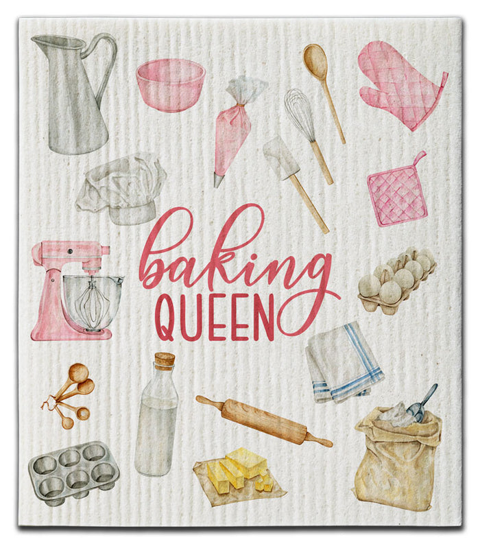 Baking Queen Dishcloth