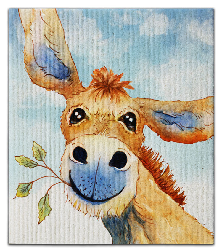 Donkey Face Dishcloth