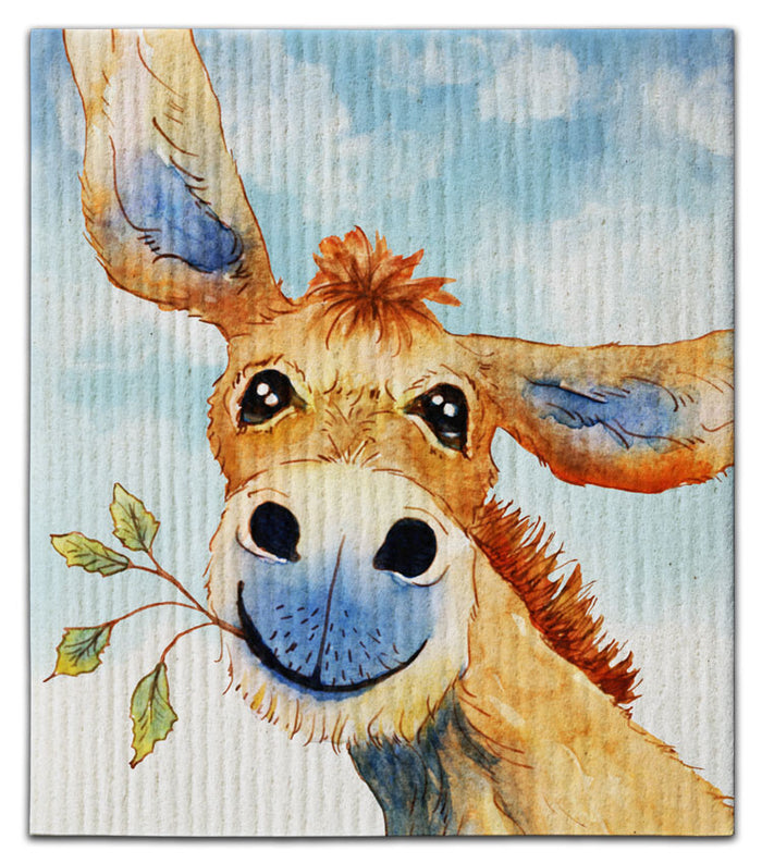 Donkey Face Dishcloth