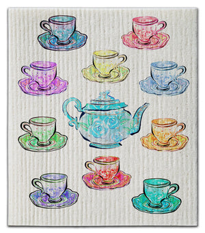 Tea Cups/Pot Dishcloth