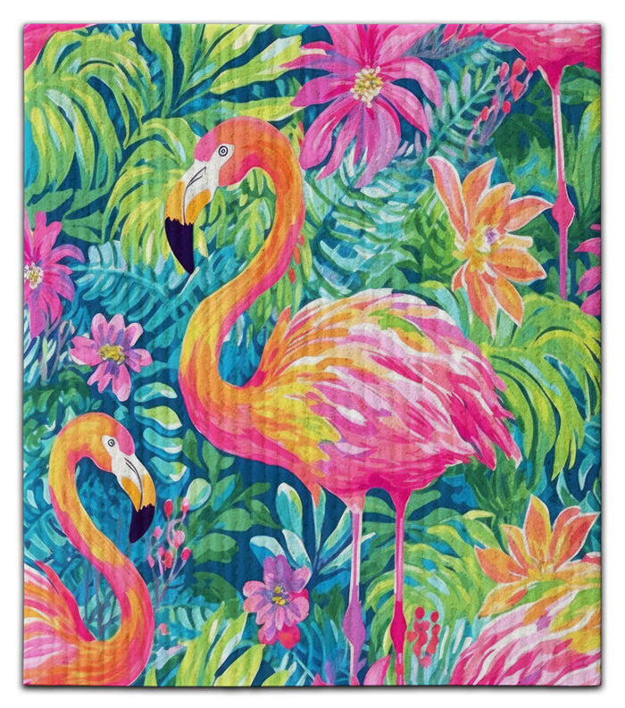Flamingo (2) Dishcloth