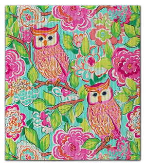 Owl Colorful Dishcloth
