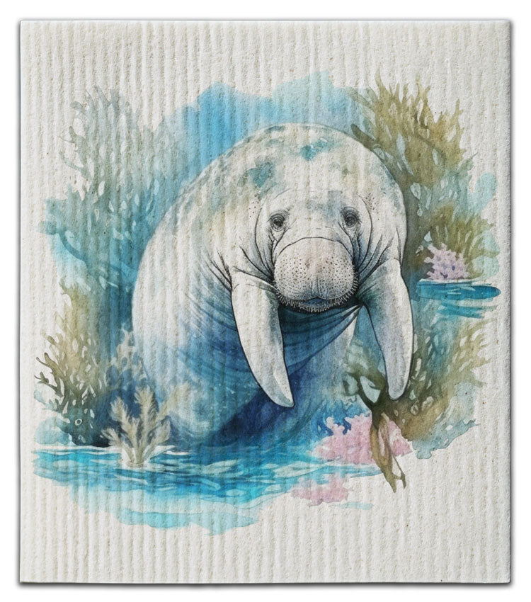 Manatee Dishcloth