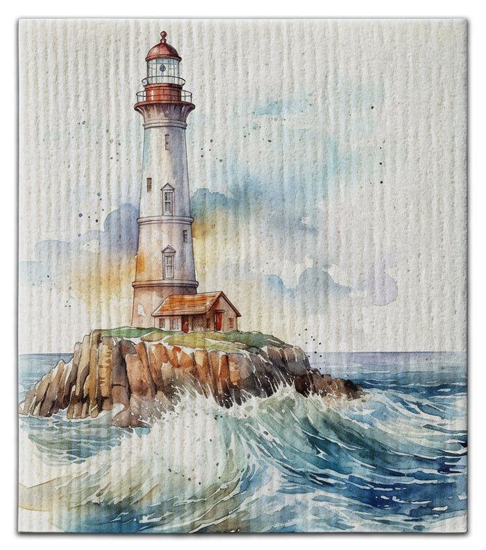 Lighthouse Dishcloth