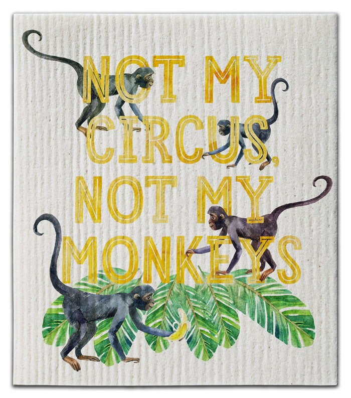 Not My Circus Dishcloth