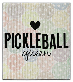 Pickleball Queen Dishcloth