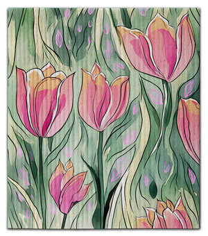 Tulips (6) Dishcloth
