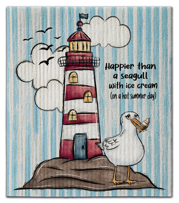 Lighthouse Happier Thank A Seagull
