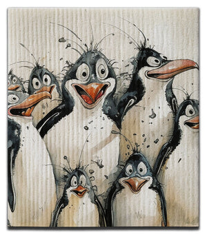 Penguins Dishcloth