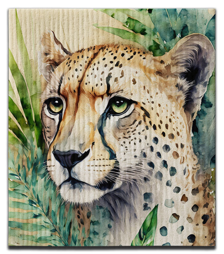 Cheetah Dishcloth
