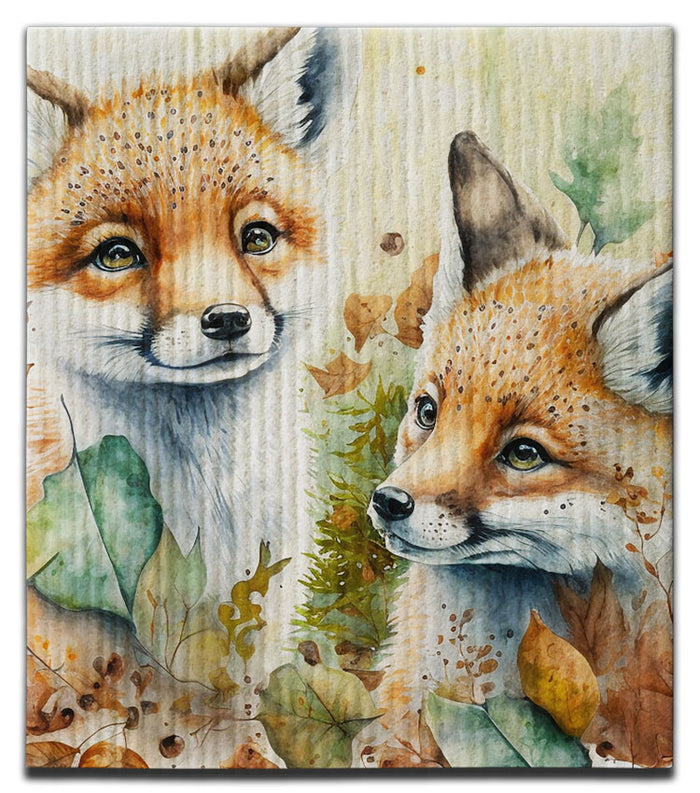 Fox (2) Dishcloth