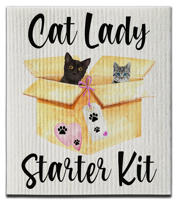 Cat Lady Starter Kit Dishcloth