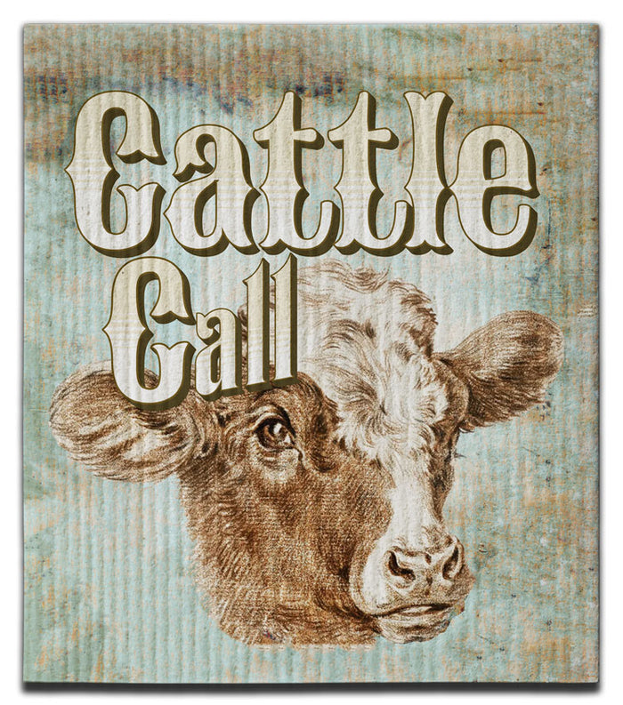 Cattle Call Dishcloth