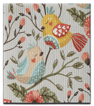 Birds (2) Nordic Dishcloth