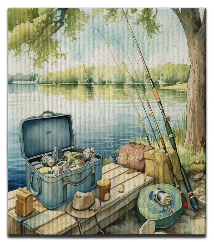 Fishing Dishcloth