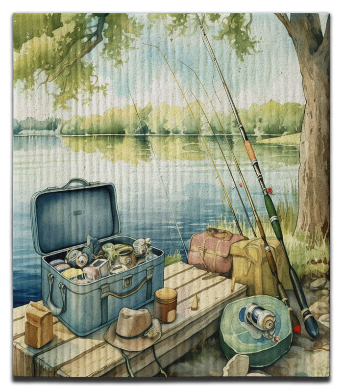 Fishing Dishcloth