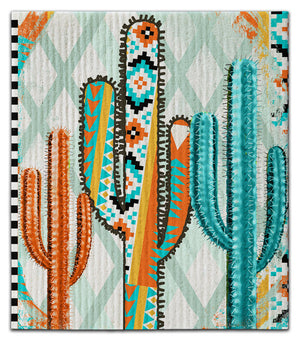 Cactus Aztec (3) Dishcloth