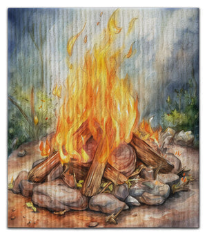 Campfire Dishcloth