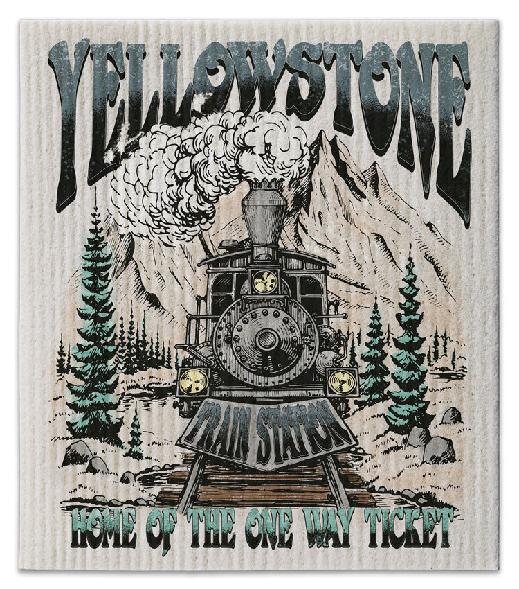 Yellowstone Home of the One Way Dishcloth