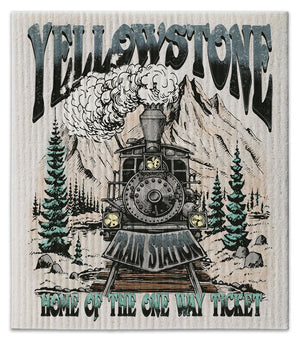 Yellowstone Home of the One Way Dishcloth